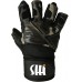 Weightlifting Gloves with over 18-inch Wrist Wrap Support for Workout, Gym and Fitness Training Best for Men and Women(Leather ZED) GG-030